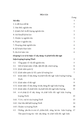 Luận văn một số biện pháp xây dựng và phát triển đội ngũ hiệu trưởng trường trung học cơ sở tại tỉnh lạng sơn