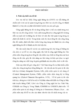 Luận văn thạc sĩ phần mềm nhận dạng abbyy và việc ứng dụng abbyy vào hoạt động số hóa tài liệu tại trung tâm thông tin thư viện đại học quốc gia hà nội