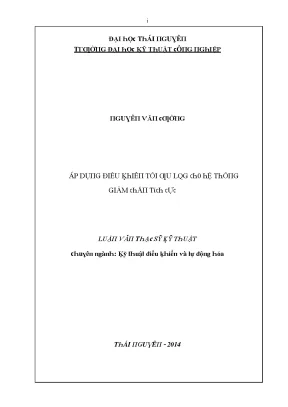 Luận văn áp dụng điều khiển tối ưu lqg cho hệ thống giảm chấn tích cực