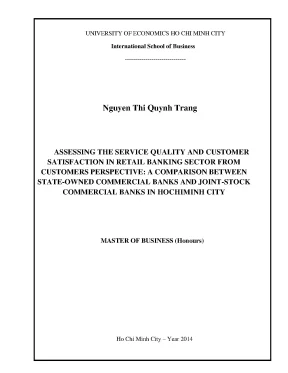 Luận văn assecting the sevice quality and customer satifation in retail banking sector from customers perspective a comparison between state owned commercial banks ang jonit stock commerical banks in hochiminh city
