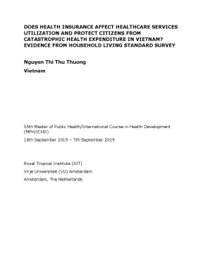 Does health insurance affect health care services utilization and protect citizens from catastrophic health expenditure in vietnam evidence from house hold living standard survey