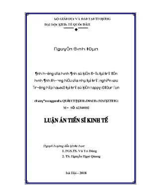 Luận văn ảnh hưởng của hình ảnh sự kiện được tài trợ đến hình ảnh thương hiệu của nhà tài trợ nghiên cứu trường hợp habeco tài trợ sự kiện happy colour run