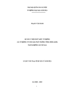 Luận văn quản lý đội ngũ hiệu trưởng các trường trung học phổ thông tỉnh ninh bình theo hướng chuẩn hóa