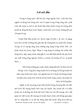 Luận văn áp dụng fuzzy logic trong điều khiển svc trên lưới điện