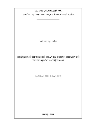 Luận văn so sánh mô típ sinh đẻ thần kỳ trong truyện cổ trung quốc và việt nam