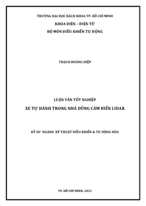 Luận văn tốt nghiệp xe tự hành trong nhà dùng cảm biến lidar