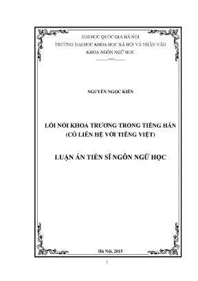 Luận án tiến sĩ lối nói khoa trương trong tiếng hán có liên hệ với tiếng việt luận án ts ngôn ngữ và văn hoá nước ngoài