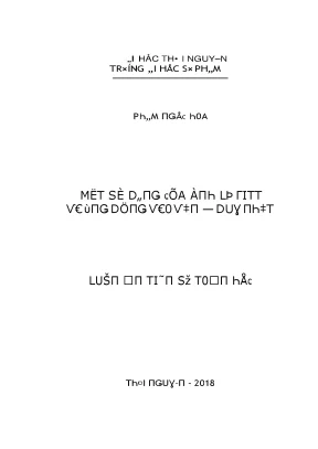 Luận văn một số dạng của định lý ritt và ứng dụng vào vấn đề duy nhất
