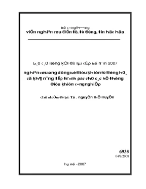 Nghiên cứu ứng dụng bộ điều khiển tự động hoá có khả năng lập trình cho các hệ thống điều khiển công nghệ