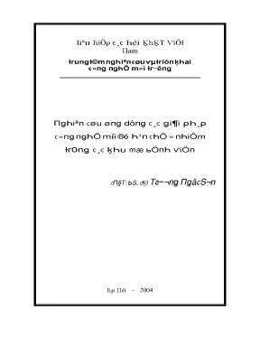 Nghiên cứu ứng dụng các giải pháp công nghệ mới để hạn chế ô nhiễm trong các nhà mổ bệnh viện