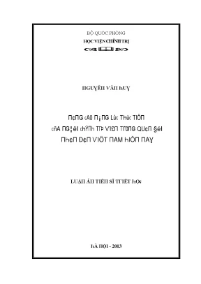 Luận văn năng lực thực tiễn