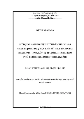 Luận văn sử dụng bản đồ điện tử nhằm nâng cao chất lượng dạy học lịch sử việt nam giai đoạn 1945 1954 lớp 12 trường trung học phổ thông chương trình chuẩn