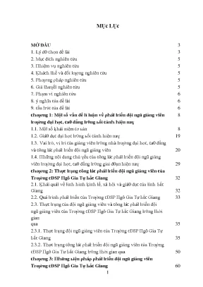 Luận văn những biện pháp phát triển đội ngũ giảng viên tại trường cao đẳng sư phạm ngô gia tự bắc giang trong giai đoạn hiện nay