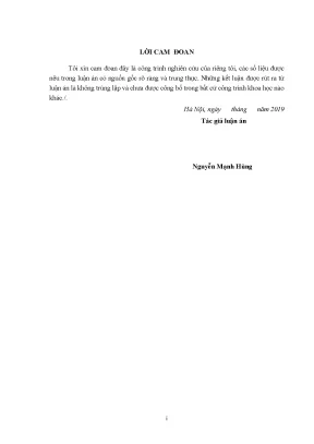Luận án tiến sĩ kinh tế phát triển nguồn nhân lực du lịch cho các tỉnh trung du miền núi bắc bộ