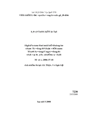 Nghiên cứu đổi mới hệ thống tổ chức trường đại học việt nam theo hướng tăng cường tự chủ và trách nhiệm xã hội