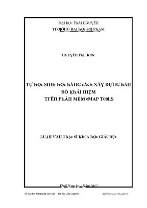 Luận văn tự học sinh học bằng cách xây dựng bản đồ khái niệm trên phần mềm cmap tools