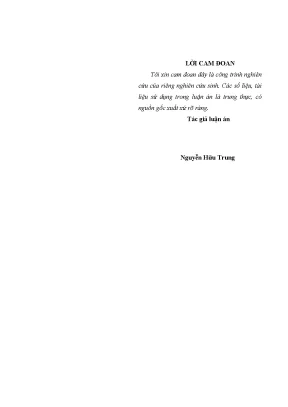 Luận án tiến sĩ nâng cao chất lượng lãnh đạo xây dựng lực lượng dự bị động viên của các huyện ủy trên địa bàn tây nguyên hiện nay