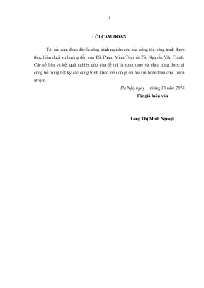 Luận văn nghiên cứu đặc điểm lâm học và mức độ đa dạng về di truyền của cây quế thanh hóa cinnamomum cassia blume tại thanh hóa