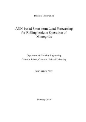 Ann based short term load forecasting for rolling horizon operation of microgrids