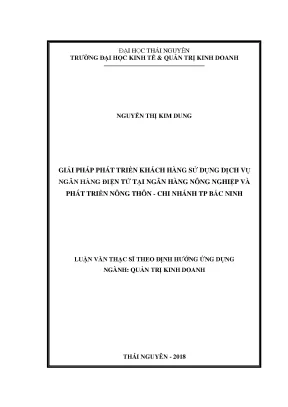 Luận văn giải pháp phát triển khách hàng sử dụng dịch vụ ngân hàng điện tử tại nh noptnt chi nhánh tp bắc ninh