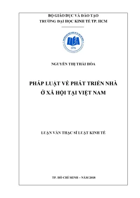 Luận văn pháp luật về phát triển nhà ở xã hội tại việt nam