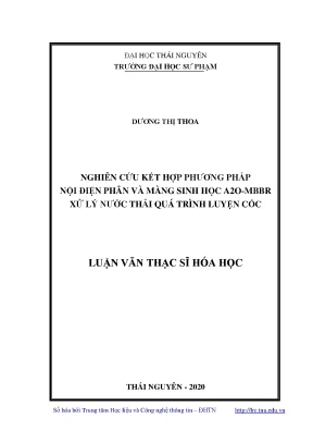 Luận văn nghiên cứu kết hợp phương pháp nội điện phân và màng sinh học a2o mbbr xử lý nước thải quá trình luyện cốc