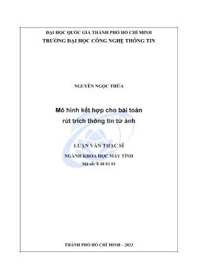 Luận văn thạc sĩ khoa học máy tính mô hình kết hợp cho bài toán rút trích thông tin từ ảnh