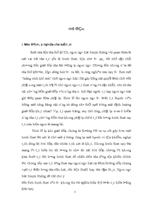 Luận văn đặc trưng ngữ nghĩa ngữ pháp của phát ngôn hỏi cầu khiến trong tiếng việt