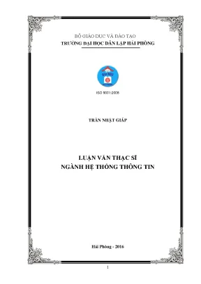 Luận văn thạc sĩ đánh giá dự án đầu tư và lập lịch quản lý dự án tự động