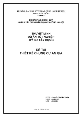 Luận văn thiết kế chung cư an gia