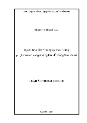 Luận văn đầu tư trực tiếp nước ngoài theo hướng phát triển bền vững ở vùng kinh tế trọng điểm bắc bộ