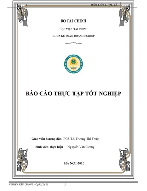Luận văn tổ chức kế toán bán hàng và xác định kết quả kinh doanh tại công ty tnhh thương mại tuấn tú