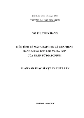Luận văn nghiên cứu ảnh hưởng của sự chiếu xạ quang học lên tính chất nhạy hơi của vật liệu cấu trúc nano pt zno