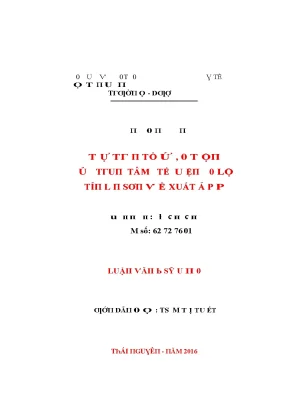 Luận văn thực trạng tổ chức hoạt động của trung tâm y tế huyện cao lộc tỉnh lạng sơn và đề xuất giải pháp