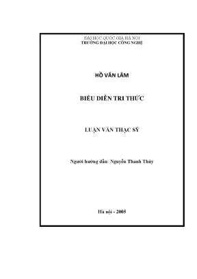 Luận văn thạc sĩ biểu diễn tri thức và lập luận trong logic mô tả