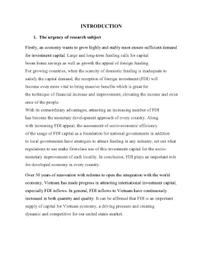 Luận văn solutions of efficient improvement mobilization and use of fdi capital in hanoi