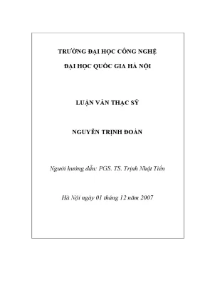 Luận văn thạc sĩ một số loại chữ ký điện tử và ứng dụng