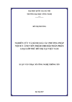 Luận văn thạc sĩ nghiên cứu và đánh giá các phương pháp nội suy ảnh viễn thám cho bài toán phân loại lớp phủ đô thị tại việt nam luận văn ths máy tính 604801