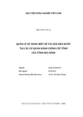 Luận văn đánh giá hiệu quả sử dụng đất sản xuất nông nghiệp trên địa bàn huyện phù ninh tỉnh phú thọ