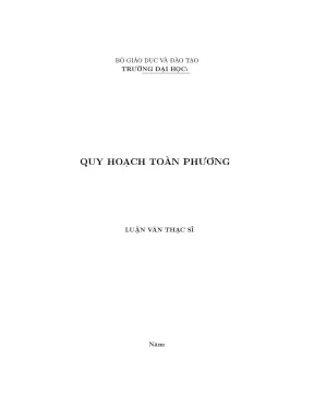 Quy hoạch toàn phương