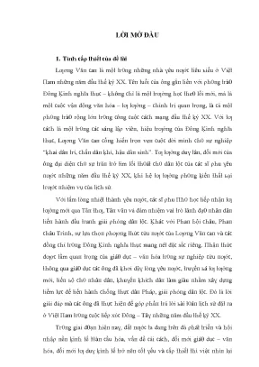 Luận văn thạc sĩ tư tưởng duy tân của lương văn can