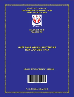 Ghép tầng nghịch lưu tăng áp hòa lưới điện 1 pha