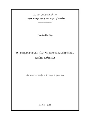 Luận văn ổn định phi tuyến của tấm có cơ tính biến thiên không hoàn hảo