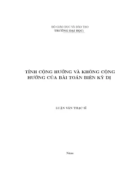 Tính cộng hưởng và không cộng hưởng của bài toán biên kỳ dị
