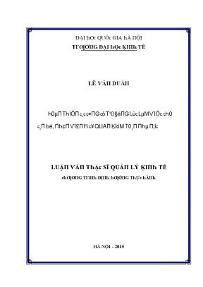 Luận văn hoàn thiện các công cụ tạo động lực làm việc cho cán bộ nhân viên tại cơ quan kiểm toán nhà nước