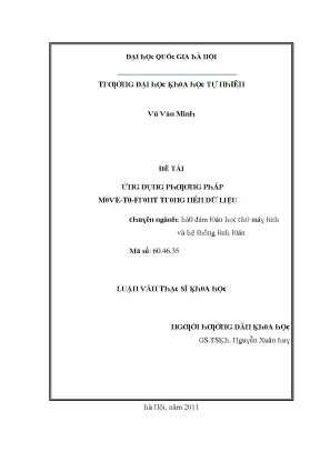 Luận văn thạc sĩ các kỹ thuật kiểm thử đột biến và ứng dụng kiểm thử chương trình c vnu lvts004