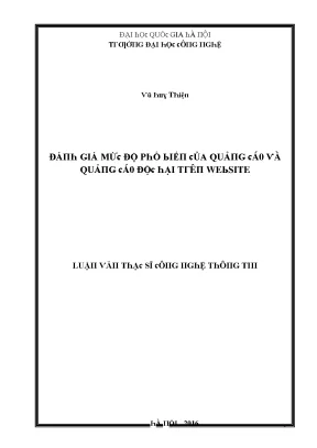 Luận văn đánh giá mức độ phổ biến của quảng cáo và quảng cáo độc hại trên website