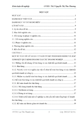 Thực trạng và một số gỉai pháp góp phần hoàn hiện kế toán bán hàng và xác định kết quả kinh doanh tại công ty cổ phần ô tô tuấn nam trang
