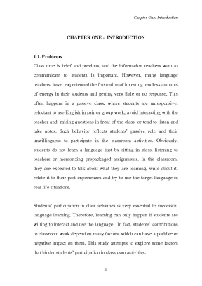 Students passiveness in english classrooms at hochiminh city university of economics causes and suggestions