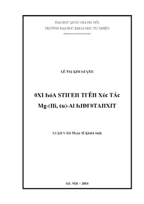 Luận văn thạc sĩ oxi hóa stiren trên xúc tác mg ni cu al hidrotanxit vnu lvts08w